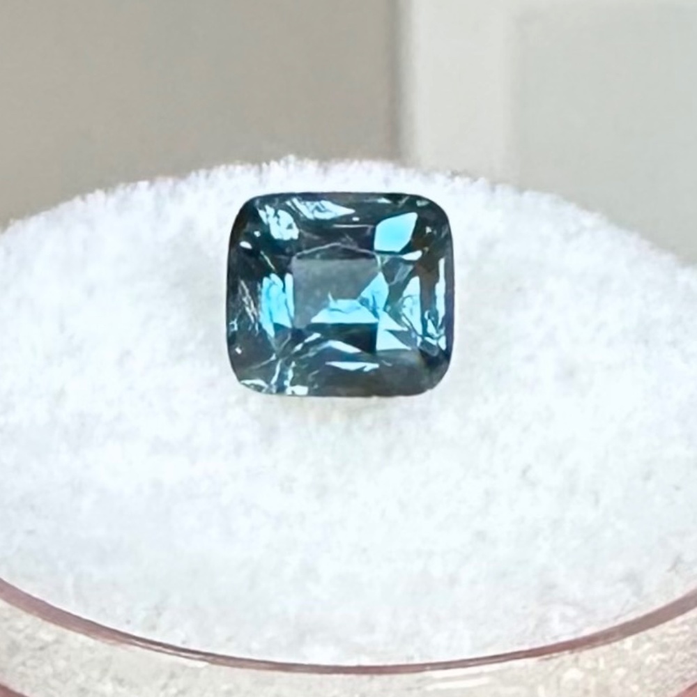 💙 HISTORIC BURMA 1.57ct Cobalt Blue Spinel ✨ Rare Cushion Gem